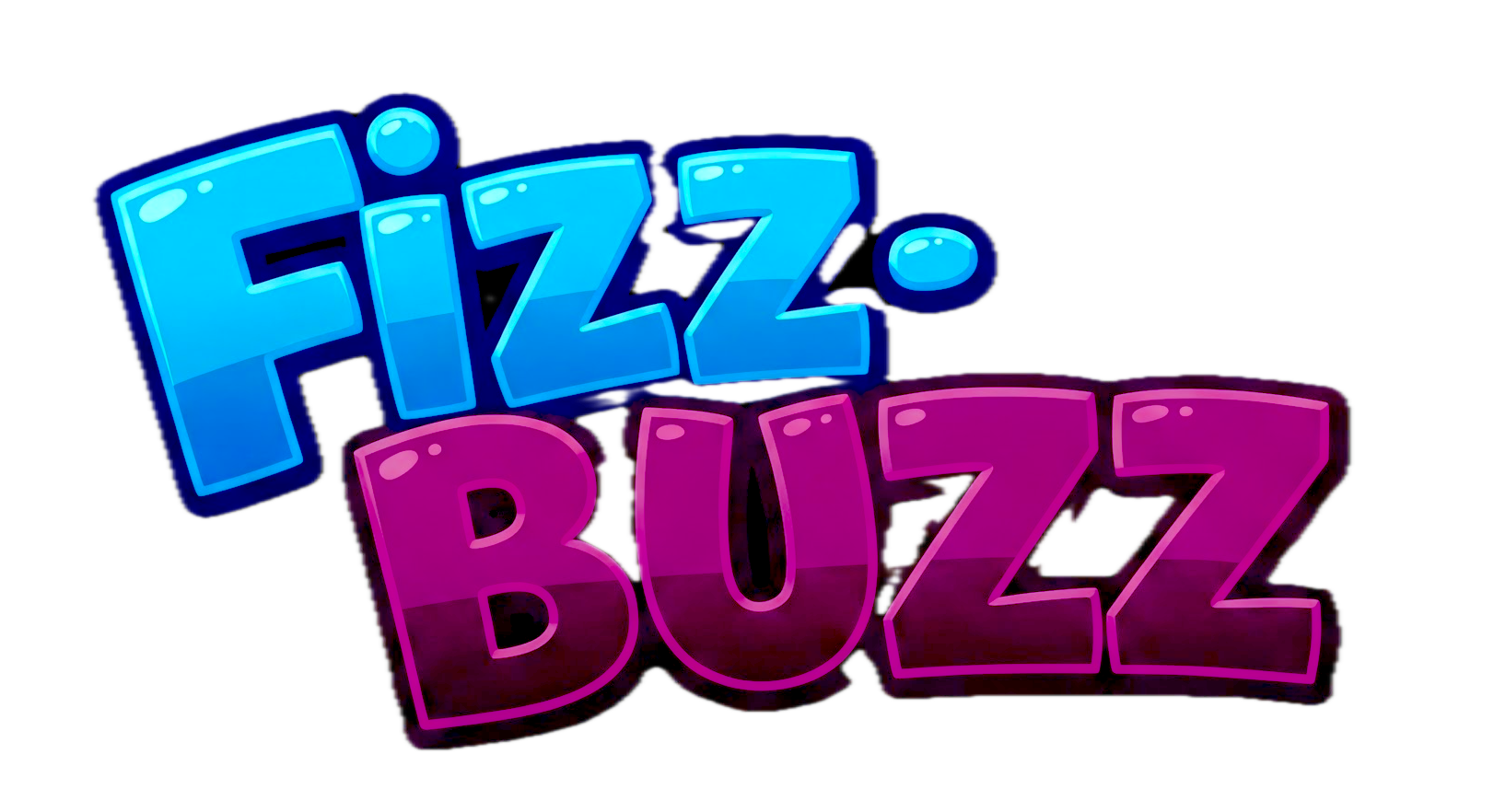 logo that says fizz-buzz in colored letters